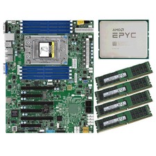 Supermicro H11SSL-i Motherboard With  AMD EPYC 7401P CPU +4x 32GB 2133P RAM picture
