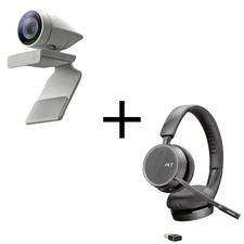 Poly Studio P5 Webcam with Voyager 4220 UC Headset Kit P/N: 2200-87140-025 picture