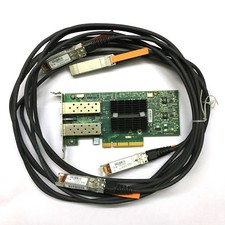 Mellanox ConnectX-3 MCX312A-XCBT Dual Port 10GB SFP Adapter Card 00D9692 W/Cable picture
