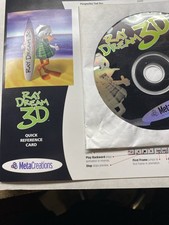 Ray Dream 3D - Windows 95 CD Rom (1997 MetaCreations Graphic Design Software) picture