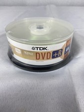 TDK DVD+R 25 Pack 4.7 GB New Sealed picture