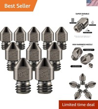 10 Pieces Nozzle 0.4 Mm/ 1.75 mm 3D Printer Mk8 Nozzles High Temperature Wear... picture