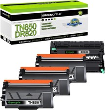 3PK Black TN850 Toner + 1PK DR820 Drum Unit for Brother DCP-L5500DN DCP-L5600DN picture