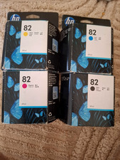 HP CH565a Black  82 yellow magenta cyan 69ml  Ink Cartridge set  Fast Ship picture
