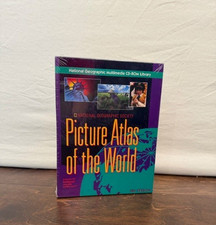 Vintage 1992 National Geographic Picture Atlas Of The World MPG IBM Version picture
