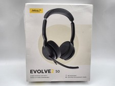 Jabra Evolve2 50 Double Ear-Cup Headband Headset Black Boom Mic 360° Busylight picture