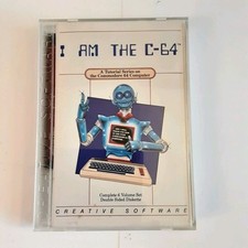 Vtg '83 Commodore 64 I AM THE C-64 Tutorial 6 Volume Set Double Sided Disk Box  picture