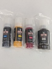 4 NEW Bottles of Sublimation Ink Refills - Black, Cyan, Magenta, and Yellow Dye picture