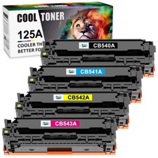 4x CB540A Toner Cartridge For HP 125A Laserjet CP1215 CP1210 CM1312 CP1525nw picture