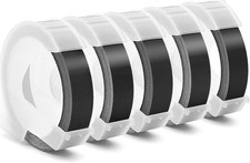Label Replace for Dymo 3D Plastic Embossing Tape Xpress Label Maker 3/8