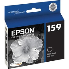 Epson 159 Matte Black Ink Cartridge T1598 T159820 Genuine EXP 06/2021 picture