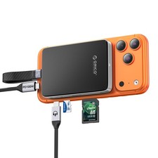 ORICO 10Gbps Magnetic M.2 NVMe SSD Enclosure USB-C Dock AP80F Black Japan Import picture