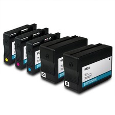 5PK HP 932xl 933xl Ink Cartridges for Officejet 7610 6600 Inkjet Printers picture