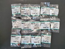 (QTY14)Panduit Category5E 8-Wire T-Style Red/offWhite Model #CJ5E88TIW Mini-Com picture