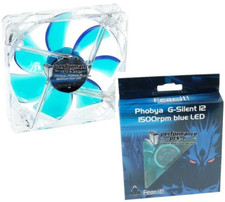 Phobya G-Silent 12 1500rpm Blue LED Fan 120x120x25mm 78306 4049469121587 picture