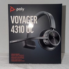 Poly Voyager 4310 UC Wireless Noise Cancelling Single Ear Headset w/mic- NEW picture