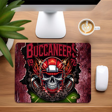 Tampa Bay Buccaneers Skull Custom Non-Slip Neoprene Mouse Pad Home Office picture