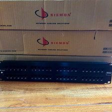 Siemon HD6-48 CPR, PNL,HD, PRELD, 48 PORT, FLT, 2U, BLK, DET, MGR picture