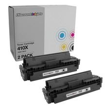 Toner Cartridge Replacement for HP 410X CF410X High Yield (Black, 2pk) picture