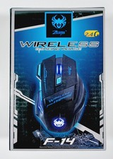 Zelotes F-14 2.4G Wireless Gaming Mouse With USB Receiver - NEW SEALED UNOPENED picture