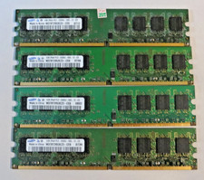 4GB Kit 4x1GB DDR2 667MHz PC2-5300 Desktop RAM Samsung M378T2953EZ3-CE6 Quad picture