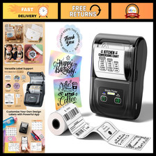 High-Speed Bluetooth Thermal Label Maker - 2-Inch Portable Label Printer picture