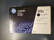 OEM HP 05X CE505XD CE505X Laserjet BLACK Toner Cartridge OPEN BOX - SINGLE picture