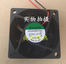 SUNON KD2406PTS1 6025 DC24V 2.1W 6CM 2-Wire Inverter Cooling Fan picture