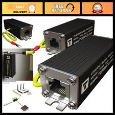 Ethernet Surge Protector - Gigabit & PoE++ Compatible, 2 Pack, Network Safety De picture