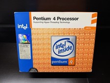 Vintage New in Box Intel Pentium 4 550 3.4GHz Processor HT SL7KM LGA 775 SEALED picture