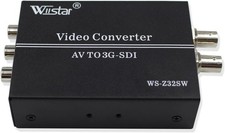 Wiistar AV CVBS to 3G-SDI Audio Video Converter Composite SDI black  picture