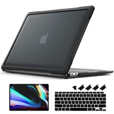 4in1 Ultimate Case Black Slim Fits MacBook Air 13 Inch A2337/A2179/A1932 picture
