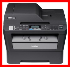 BROTHER MFC-7460DN Printer w/ NEW Toner & NEW Drum COMPLETE CLEAN FAST Ship picture