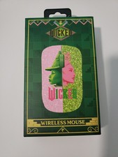 Movie WICKED Wireless Mouse Elphaba & Glinda Pink & Green NIB picture