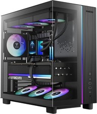 Gamdias PC Case ATX Micro ATX Mini ITX ARGB Fans Tempered Glass (Black) ATLAS M4 picture