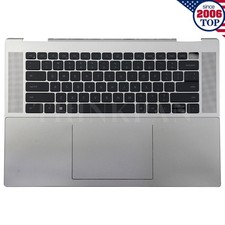 New For Dell Inspiron 16 7620 2-in-1 Palmrest Keyboard Touchpad 0MN1PK Silver US picture
