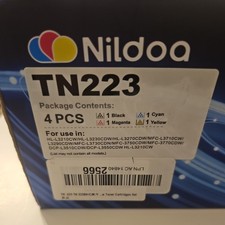 Nildoa  TN223 High Yield Toner Cartridge 4 Pk picture
