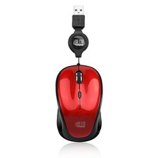 Adesso Ergonomic iMouse S8 - Retractable Optical USB Mouse picture