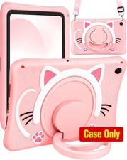 Case for Samsung Galaxy Tab A9 Plus 11” - Cute Cat Kawaii Design with Rotating S picture