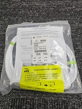 (QTY 2) ofs Optic JRVDW001SCASCA050F 50ft I/O 3.00MM Simplex Sm White SCa/SCa picture