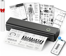 Impresora Termica Portatil Inal�Mbrica Con Bluetooth 8.5X11 A4 Para Casa Celular picture