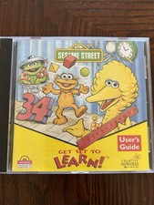 Sesame Street: Get Set To Learn PC Game Count numbers money patterns shapes 1996 picture