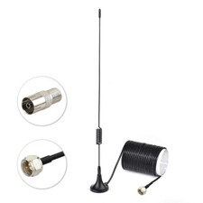 Indoor DAB FM Digital Radio Stereo HiFi F Type Plug Magnetic Base Aerial Antenna picture