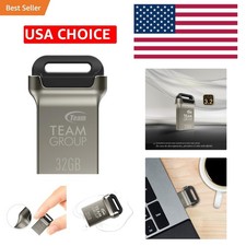 Compact 32GB USB 3.2 Mini Metal Drive - High-Speed Data Transfer at 100MB/s picture