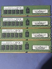 LOT OF 4 SAMSUNG 16GB 1Rx4 PC4-2400T DDR4 ECC Server Ram M393A2K40CB1-CRC4Q #r74 picture
