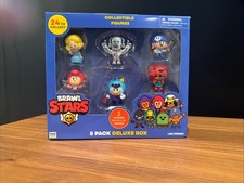 RARE NEW BRAWL STARS S1 FIGURES - 8 PACK DELUXE BOX P.M.I. Kids World - Fast 🔥 picture