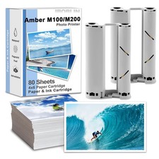 Compatible for Liene Amber M100/M200 4x6 Photo Printer Ink Cartridge-2 Cartri... picture