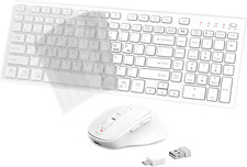 Combo de teclado y ratón inalámbrico, USB tipo C recargable picture