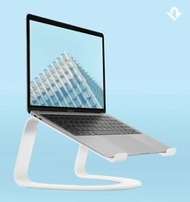 Twelve South Curve SE Aluminum Elevating MacBook Stand Notebooks Ergonomic White picture