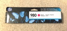 HP 980 Magenta Ink D8J08A Officejet Enterprise X555 MFP X585 Genuine NEW 07/2018 picture
